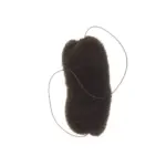Fama Fabre Relleno Peinados Grande Con Goma Negro